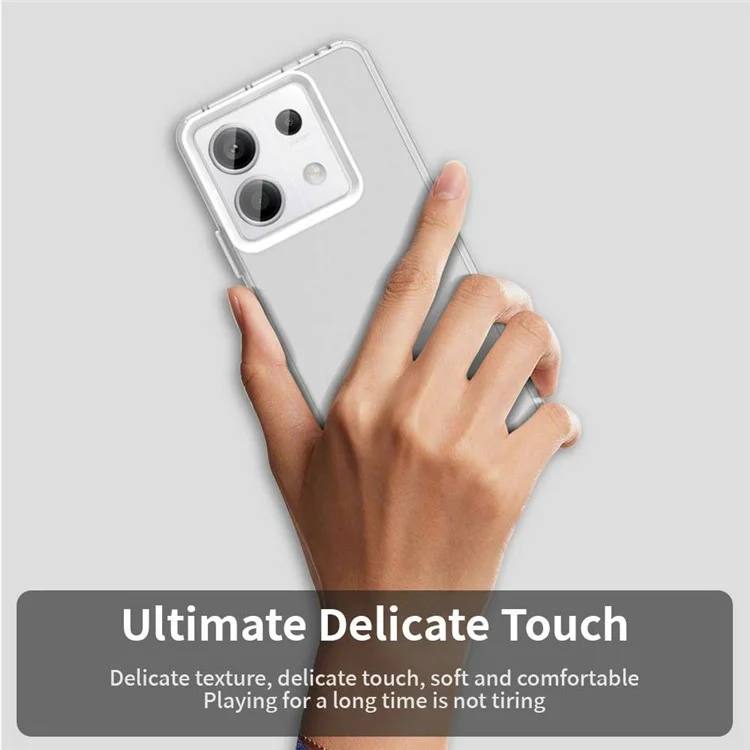 Protective Case for Xiaomi Redmi Note 13 Pro 5G / Poco X6 5G Phone Back Cover - White