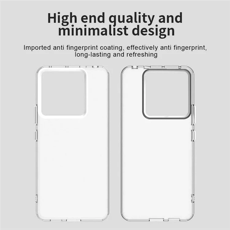 Protective Case for Xiaomi Redmi Note 13 Pro 5G / Poco X6 5G Phone Back Cover - White