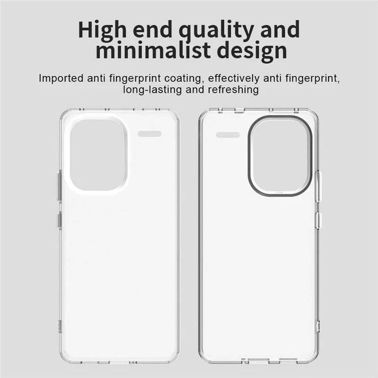 Protective Case for Xiaomi Redmi Note 13 Pro+ 5G Phone Back Cover - White