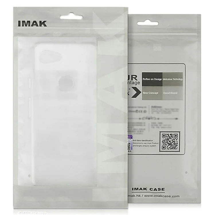 Coque de téléphone transparente IMAK UX-4 Series pour Oppo Find X7 5G, protection des quatre coins en TPU antichoc.