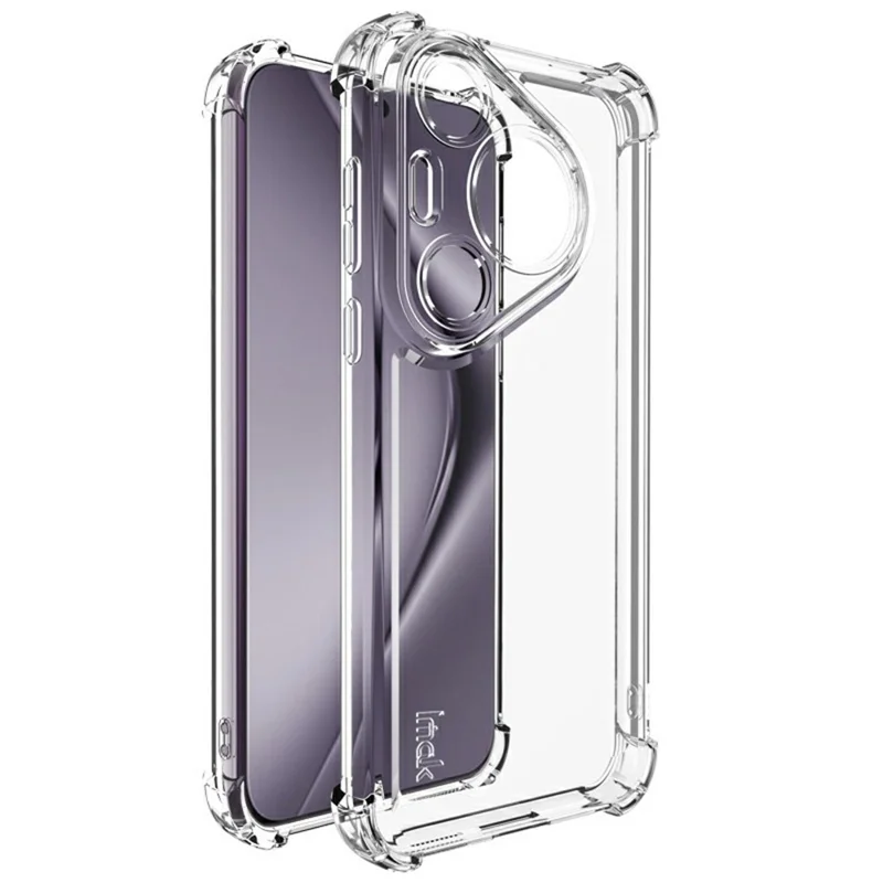 Custodia per telefono IMAK UX-4 Series Clear per Huawei Pura 70 Pro+ / 70 Pro, cover posteriore in TPU anti-urto ai quattro angoli.
