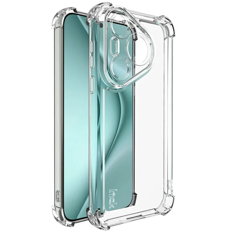 IMAK UX-4 Series Clear Phone Case for Huawei Pura 70 Four Corner Shockproof TPU Back Cover