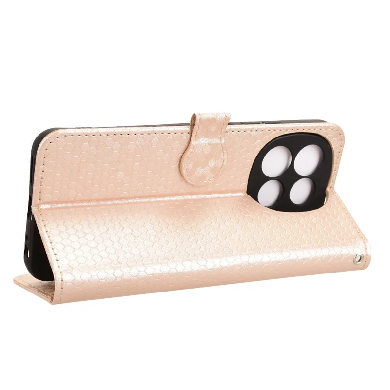 For TECNO Pova 6 Neo 5G  /  Spark 30 5G Wallet Case Dot Pattern Imprint PU Leather Phone Cover - Rose Gold