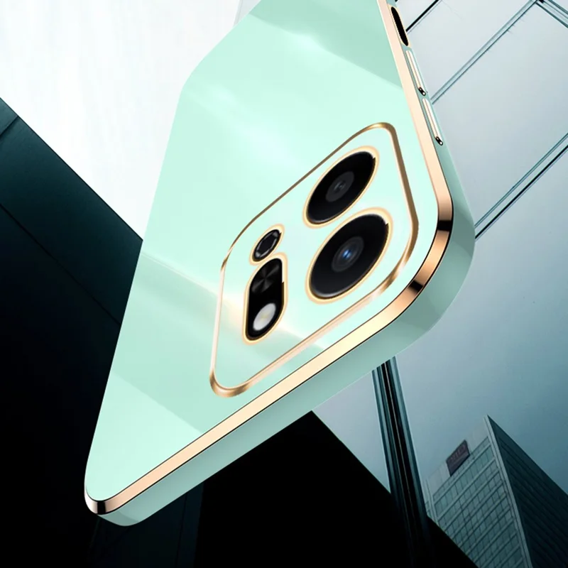 XINLI For Honor Play 9T Case TPU Phone Cover with Electroplating Frame - White