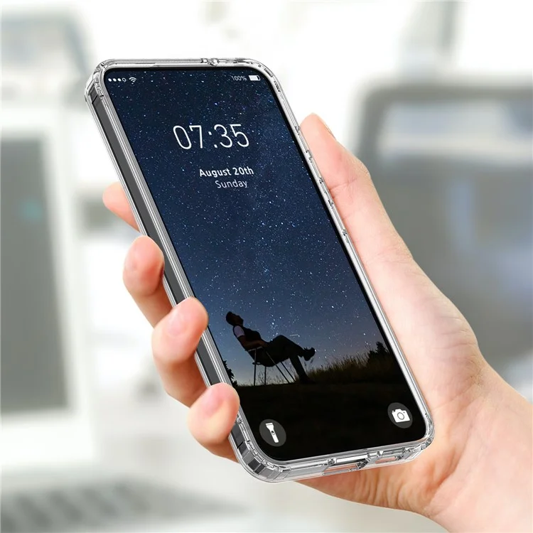 For Samsung Galaxy S25 Clear Case TPU+Acrylic Magnetic Phone Cover Compatible with MagSafe