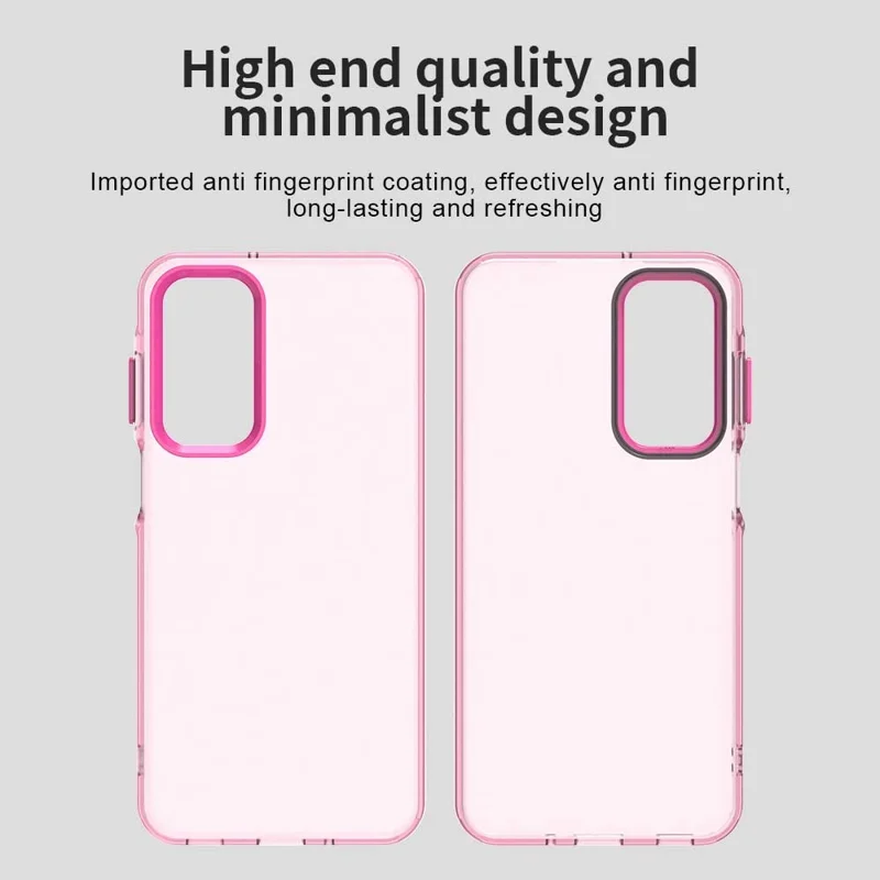 For Samsung Galaxy A16 5G / A16 4G Case PC+TPU+PET Matte Anti-Drop Phone Back Cover - Red