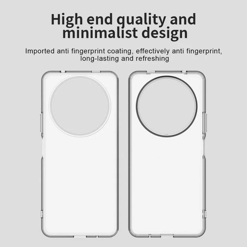 For Xiaomi Redmi A3 4G / A3x 4G / Poco C61 4G Case PC+TPU+PET Matte Anti-Drop Phone Back Cover - White