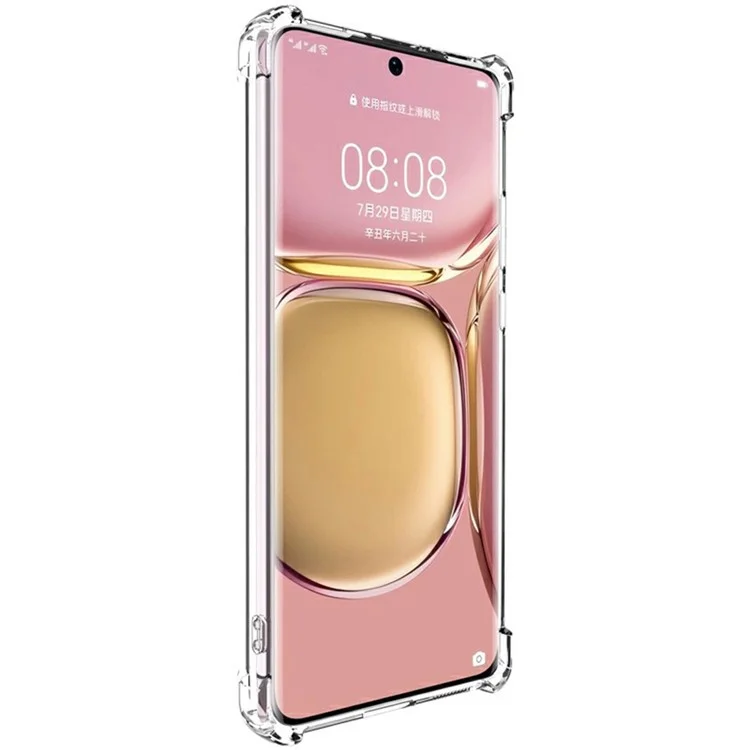 IMAK UX-4 Series Klare Handyhülle für Huawei P50 Pro 4G, stoßfest an den vier Ecken, TPU-Rückseite