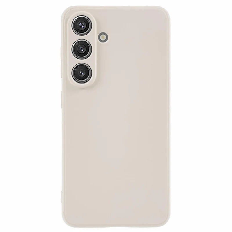 Чехол для Samsung Galaxy S25+ с точными вырезами, прямыми краями, защитой от ударов, TPU - Белый
