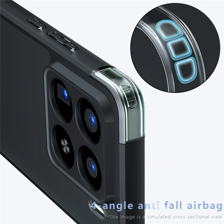 Для Xiaomi 15 Pro Case TPU+PC Shockproof Clear Phone Cover
