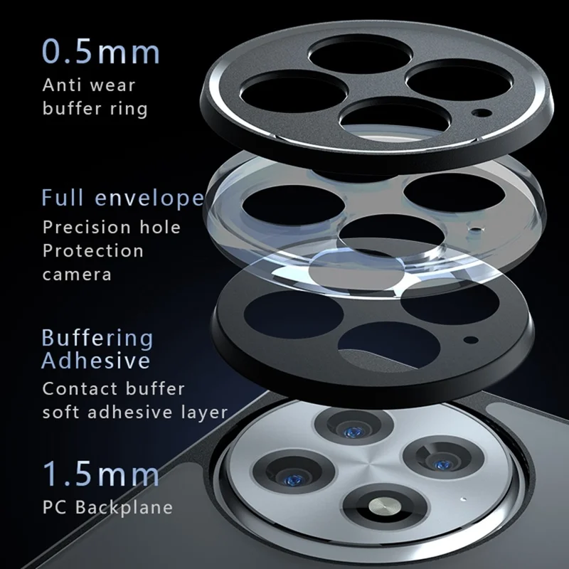 Voor OnePlus 13 Case TPU+PC Schokbestendige Duidelijke Telefoonhoes