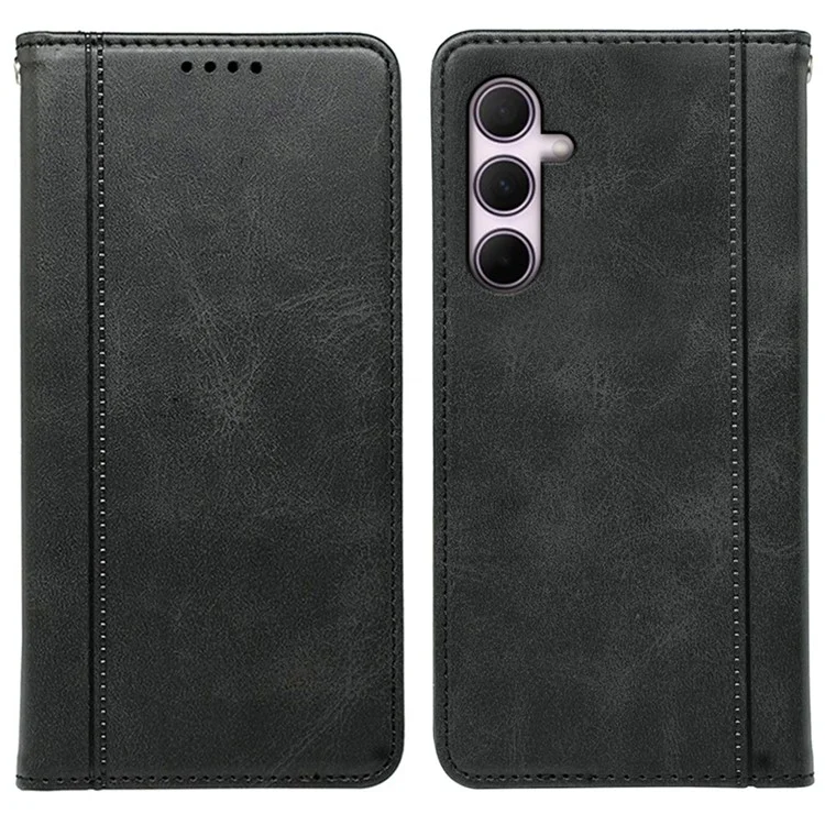 For Samsung Galaxy S25+ Case Hidden Magnetic Closure Calf Texture Leather Phone Cover - Black

Für Samsung Galaxy S25+ Hülle Versteckter magnetischer Verschluss Kalbsleder-Textur Handyhülle - Schwarz