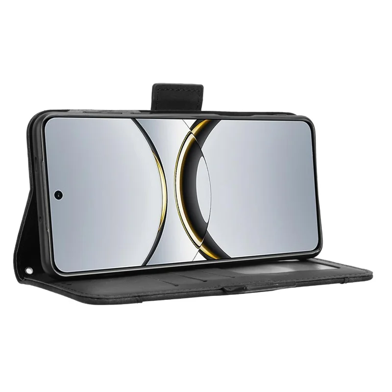 For Oppo Find X8 Pro 5G Leather Case Phone Wallet Cover with Multiple Card Slots - Black