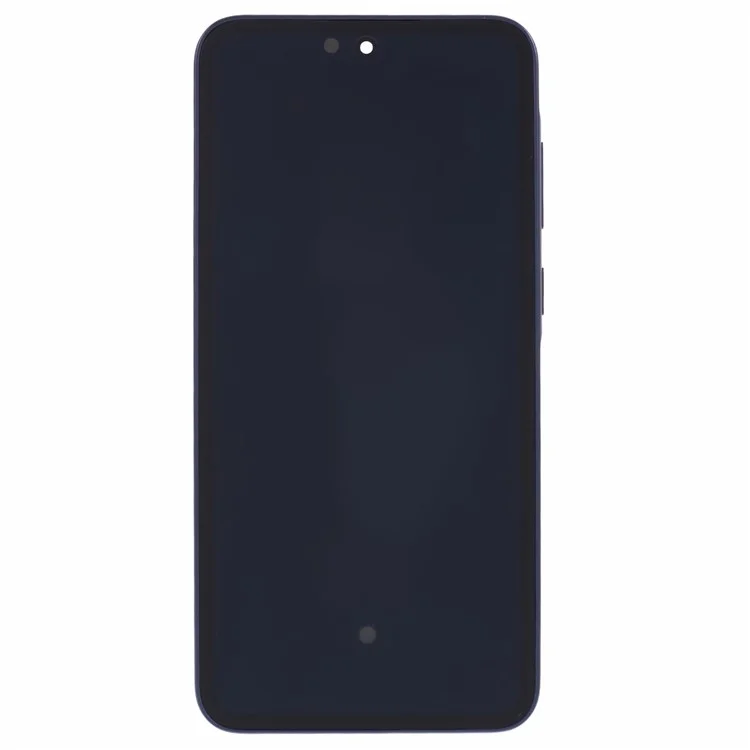 Para Samsung Galaxy A35 5G A356 Grau C Montagem de tela OLED e digitalizador + Estrutura (Sem logotipo) - Azul escuro