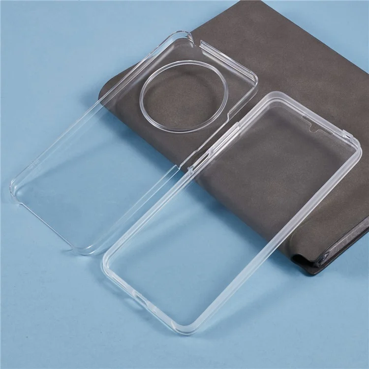 Für Xiaomi Poco C75 4G / 14C 4G / 14R 5G Hülle TPU-Rahmen Klare Acryl-Rückseite Handyhülle mit PET-Folie