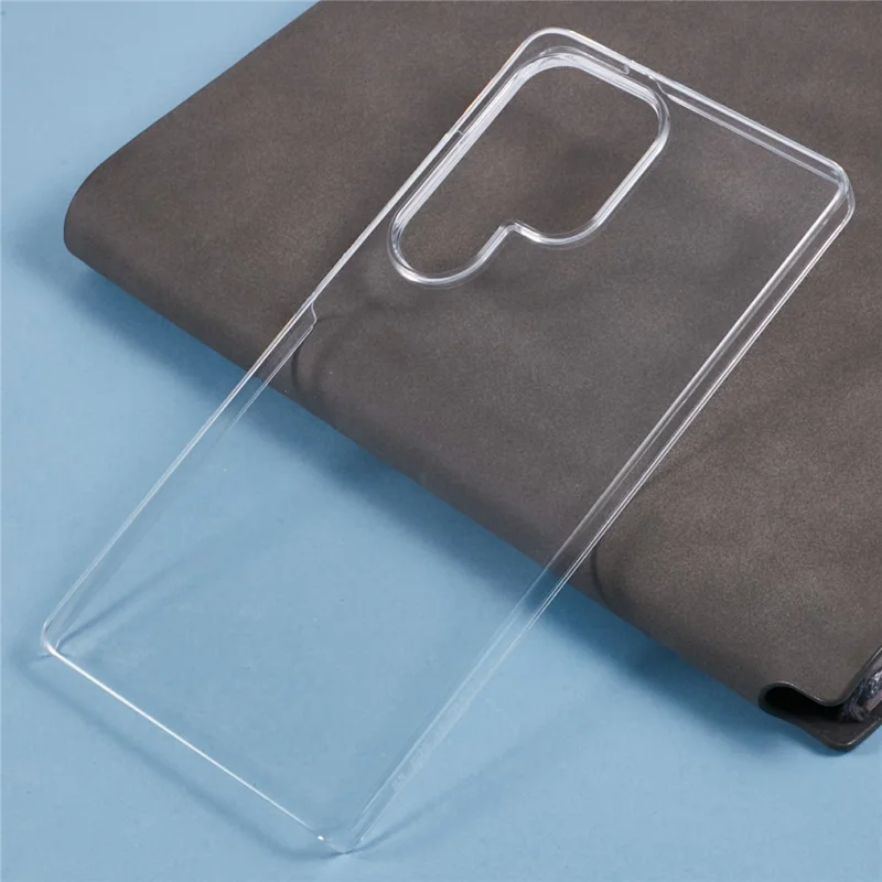 For Samsung Galaxy S25 Ultra Case TPU Frame Clear Acrylic Back Phone Cover with PET Film