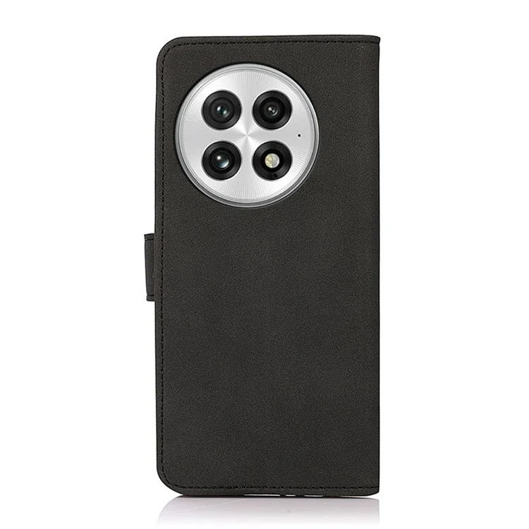 Custodia a portafoglio in pelle PU per OnePlus 13 - Nero