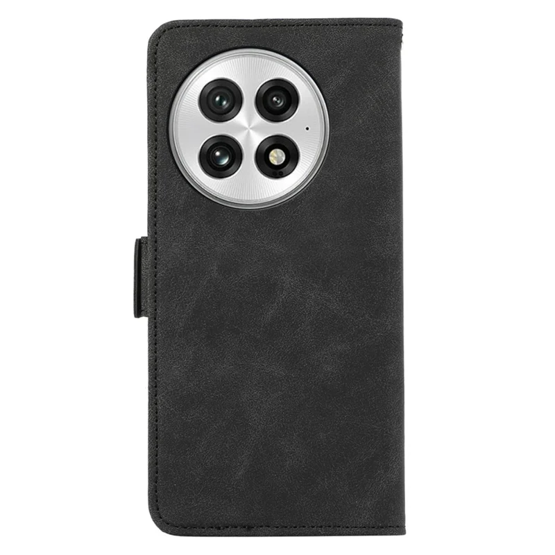 ABEEL For OnePlus 13 Case PU Leather Folio Stand View RFID Blocking Phone Cover - Black
