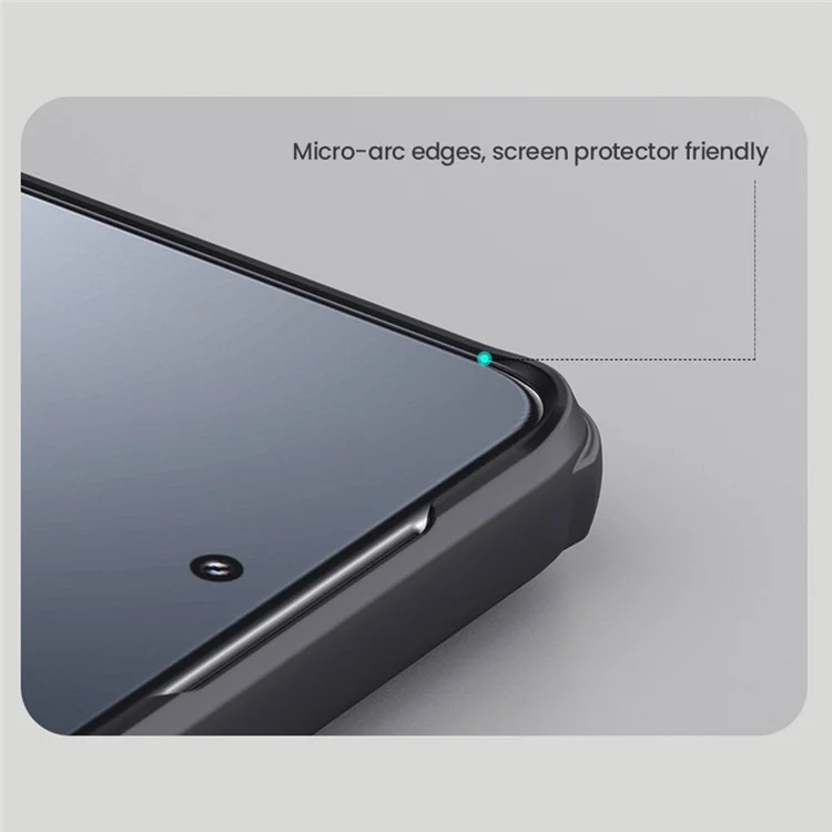 NILLKIN Frosted Shield Pro for Xiaomi 15 Pro Case Compatible with MagSafe PC+TPU Phone Cover - Black