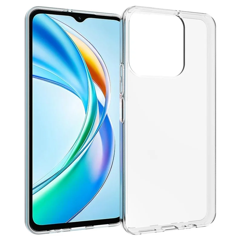 Compre em grande quantidade o For Honor X5b Plus / Capa de telefone transparente X5b, resistente à marca d'água, capa traseira de TPU.