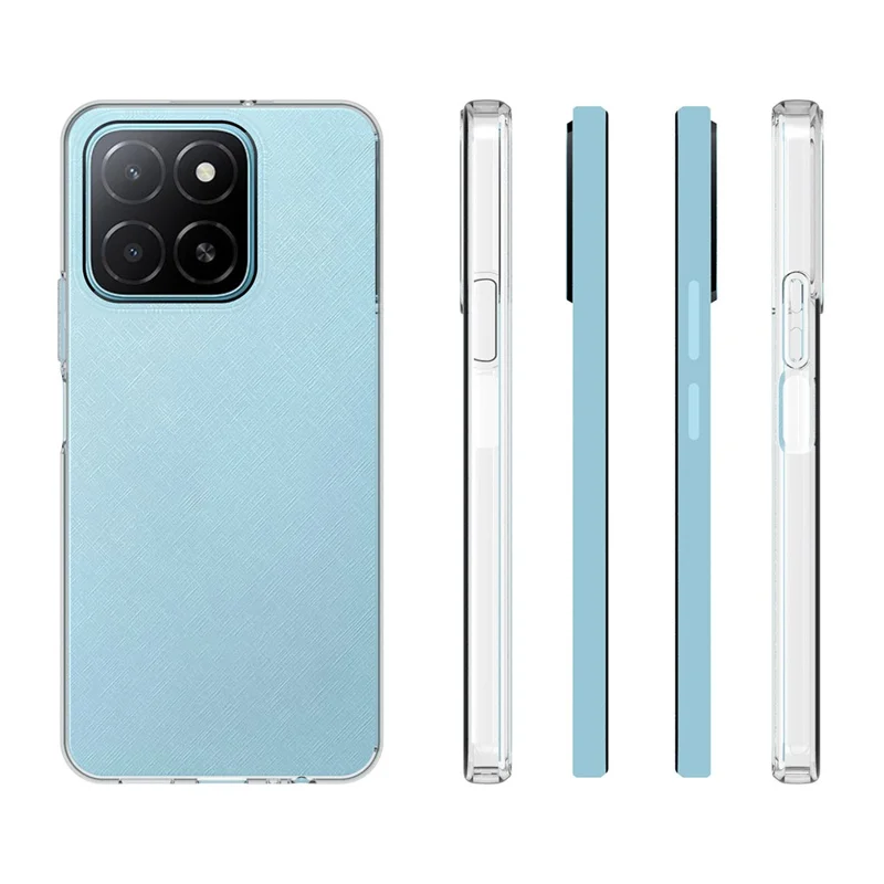 Compre em grande quantidade o For Honor X5b Plus / Capa de telefone transparente X5b, resistente à marca d'água, capa traseira de TPU.