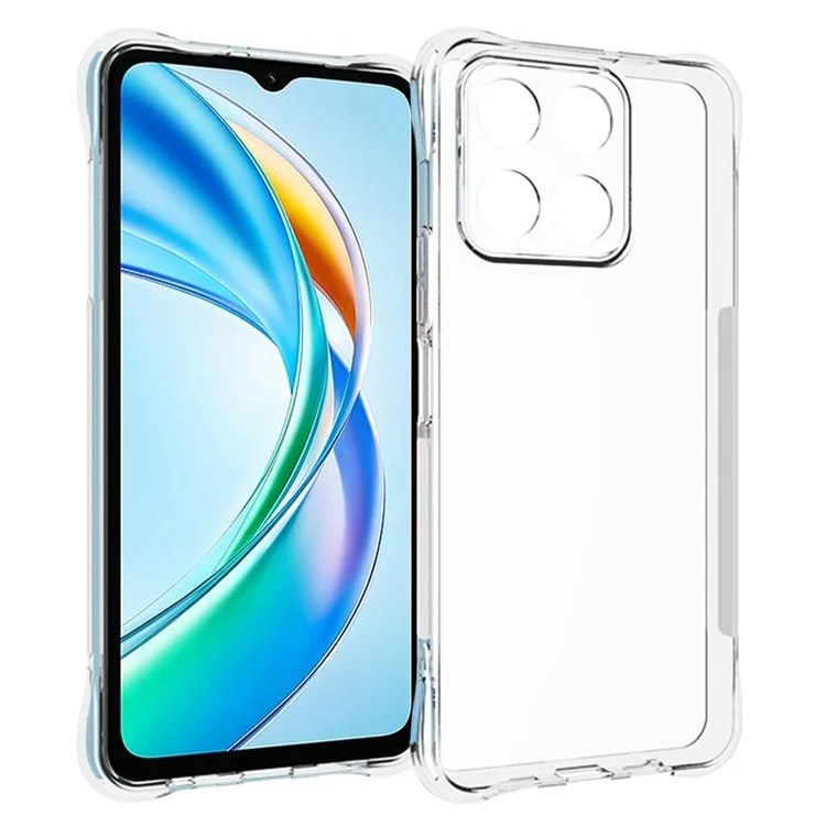 For Honor X5b Plus  /  X5b TPU Phone Case Non-Slip Transparent Mobile Phone Cover