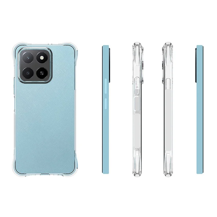 For Honor X5b Plus  /  X5b TPU Phone Case Non-Slip Transparent Mobile Phone Cover