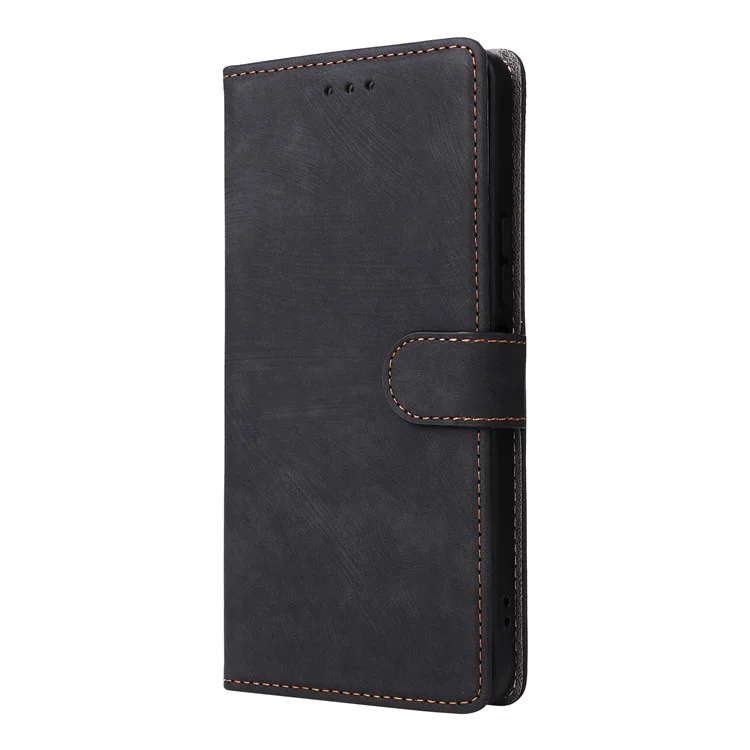 Für vivo Y19s 4G Wallet Case RFID-blockierendes PU-Leder-Cover mit Ständer - Schwarz