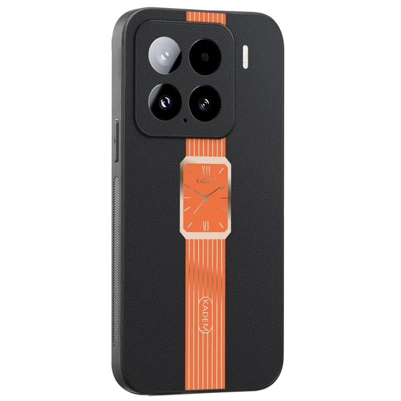 KADEM voor Xiaomi 15 hoesje Leer+TPU+Acryl krasbestendige telefoonhoes