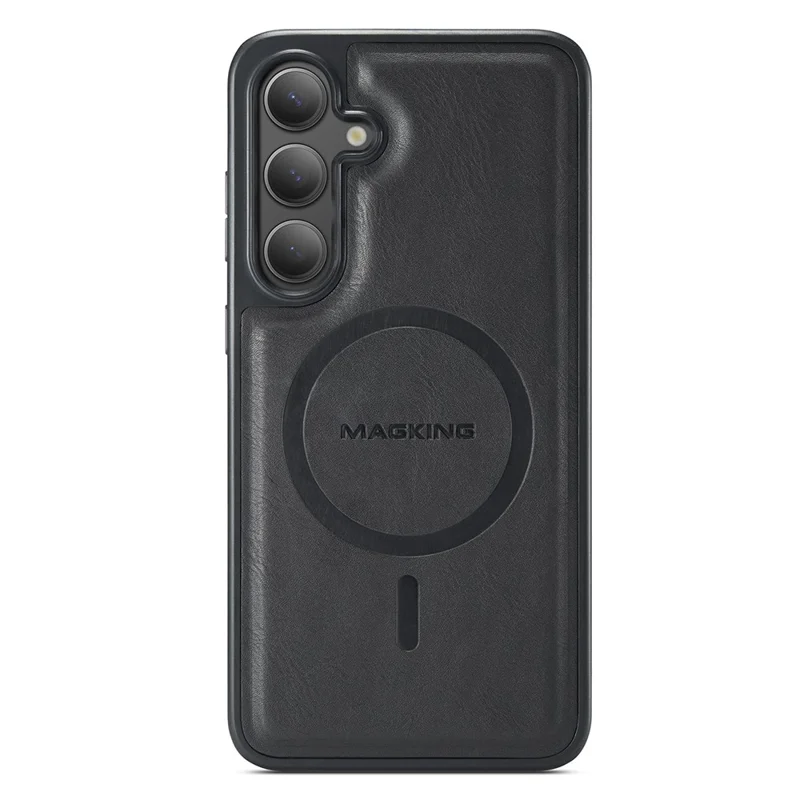 Custodia MAGKING K2 Series per Samsung Galaxy S24+ compatibile con MagSafe PC+TPU+PU - Nera
