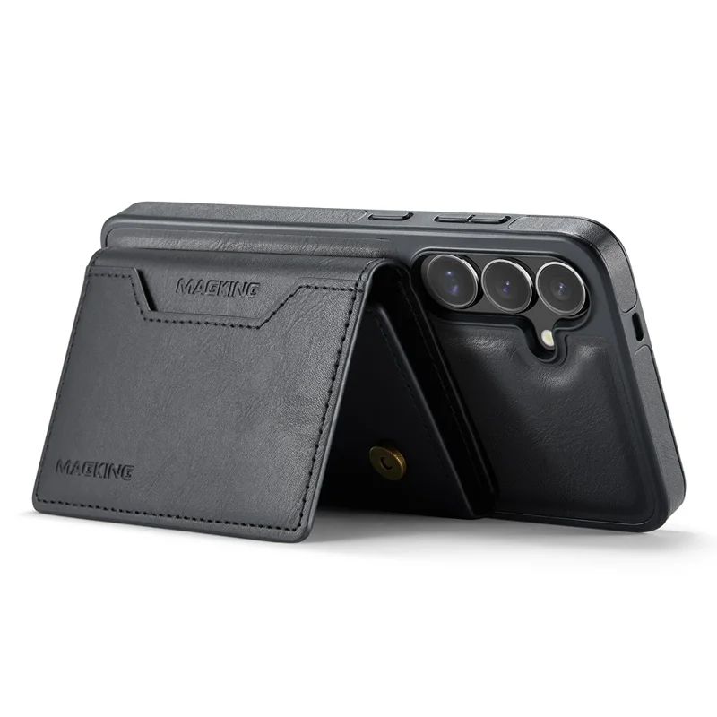 Custodia MAGKING K2 Series per Samsung Galaxy S24+ compatibile con MagSafe PC+TPU+PU - Nera