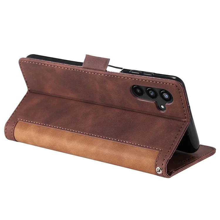 For Samsung Galaxy A36 5G Wallet Case RFID Blocking Stand Leather Phone Cover - Brown

Für Samsung Galaxy A36 5G Brieftaschenhülle RFID-blockierende Ständerhalterung Leder-Handyhülle - Braun