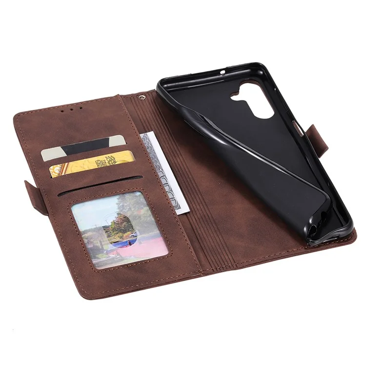 For Samsung Galaxy A36 5G Wallet Case RFID Blocking Stand Leather Phone Cover - Brown

Für Samsung Galaxy A36 5G Brieftaschenhülle RFID-blockierende Ständerhalterung Leder-Handyhülle - Braun