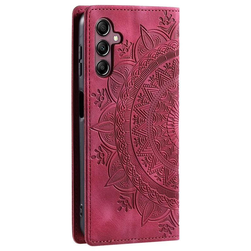 Style-010 For Samsung Galaxy A36 5G Case Magnetic Closing Leather Phone Cover Pattern Imprinted - Rose