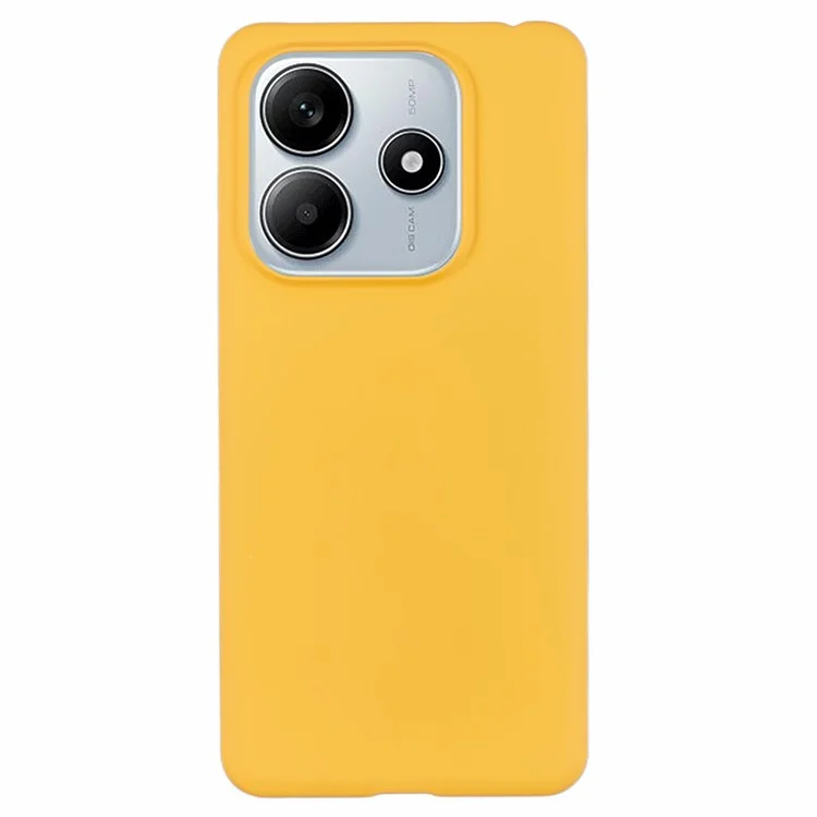 Coque pour Xiaomi Redmi Note 14 5G en PC dur mat minimaliste - Jaune