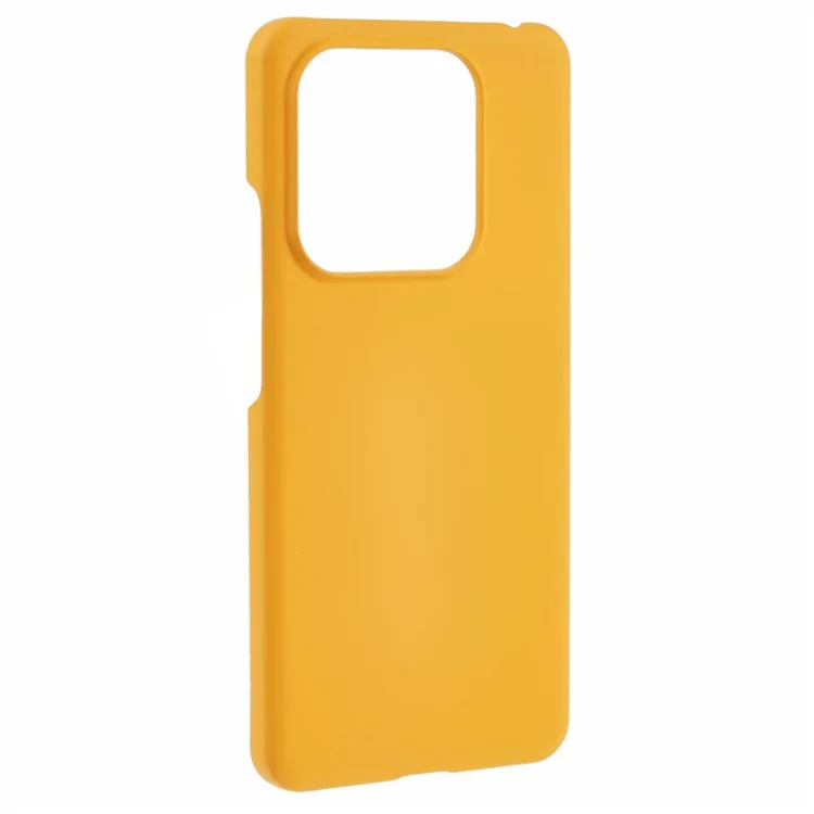 Coque pour Xiaomi Redmi Note 14 5G en PC dur mat minimaliste - Jaune