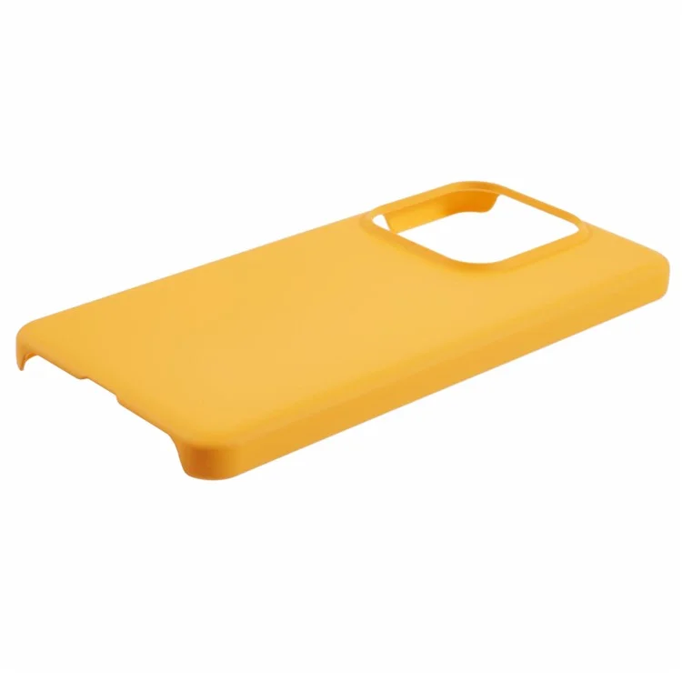 Coque pour Xiaomi Redmi Note 14 5G en PC dur mat minimaliste - Jaune
