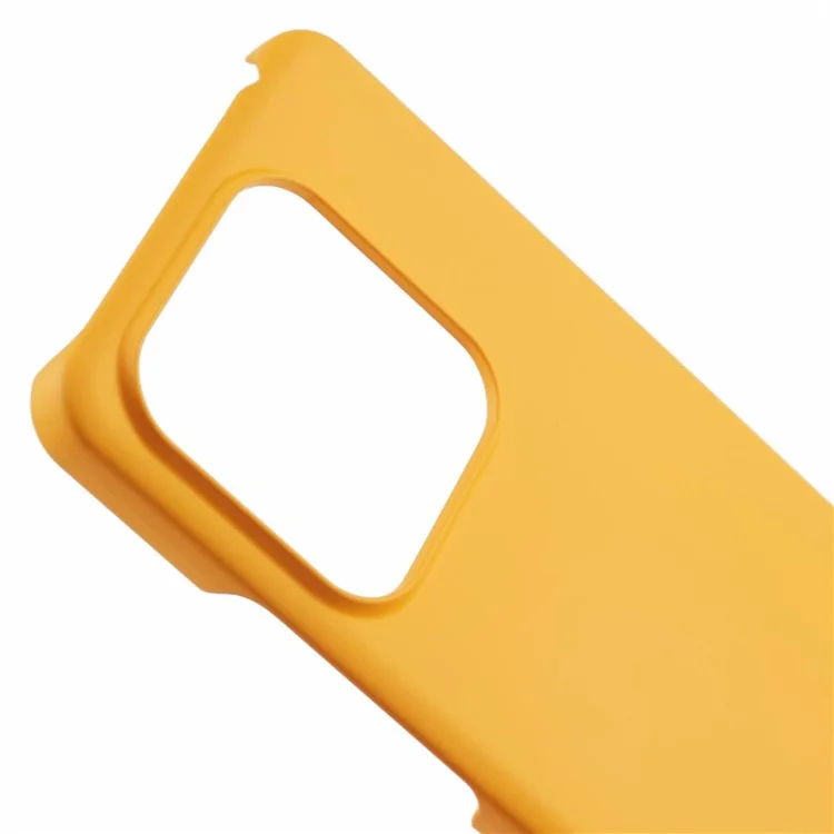 Coque pour Xiaomi Redmi Note 14 5G en PC dur mat minimaliste - Jaune