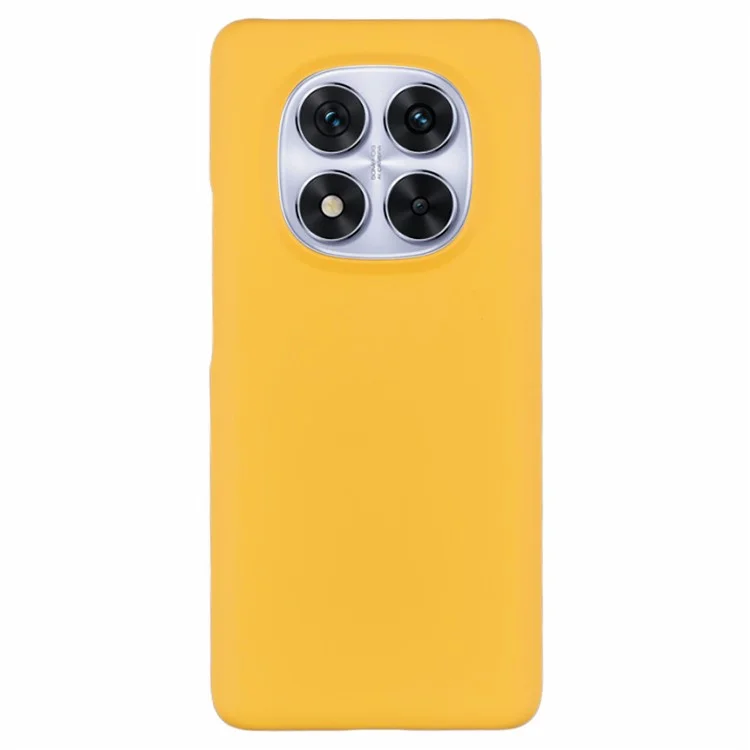 For Xiaomi Redmi Note 14 Pro 5G / Poco X7 5G Case Hard PC Frosted Minimalist Phone Cover - Yellow