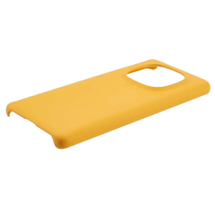 For Xiaomi Redmi Note 14 Pro+ 5G Case Hard PC Frosted Minimalist Phone Cover - Yellow