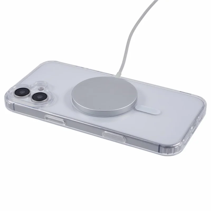 For iPhone 16 Plus Case Compatible with MagSafe TPU+Acrylic Phone Cover with Camera Control Button