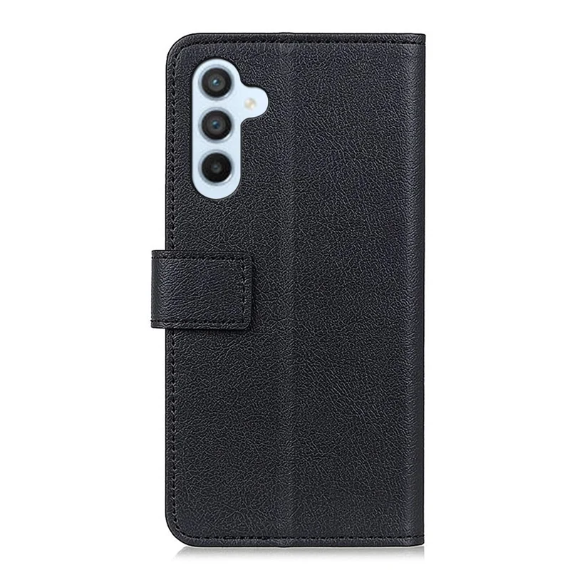 For Samsung Galaxy A36 5G Case PU Leather Stand Wallet Phone Cover - Black