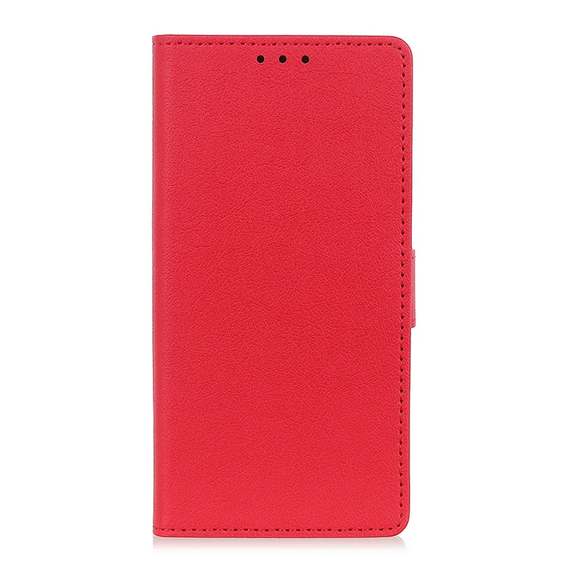 For OnePlus 13 Case PU Leather Stand Wallet Phone Cover - Red