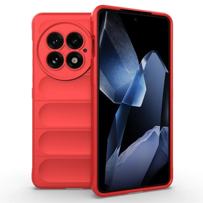 Для OnePlus 13 чехол Anti-Drop мягкий TPU прочная задняя крышка телефона - Красный