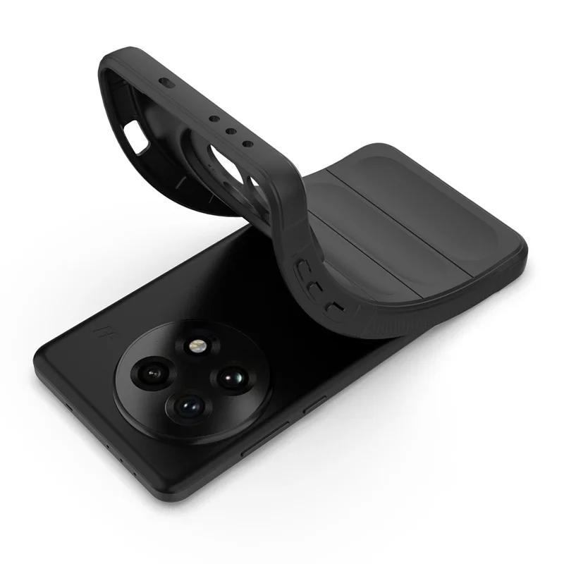 For OnePlus 13 Case Anti-Drop Soft TPU Rugged Phone Back Cover - Dark Grey