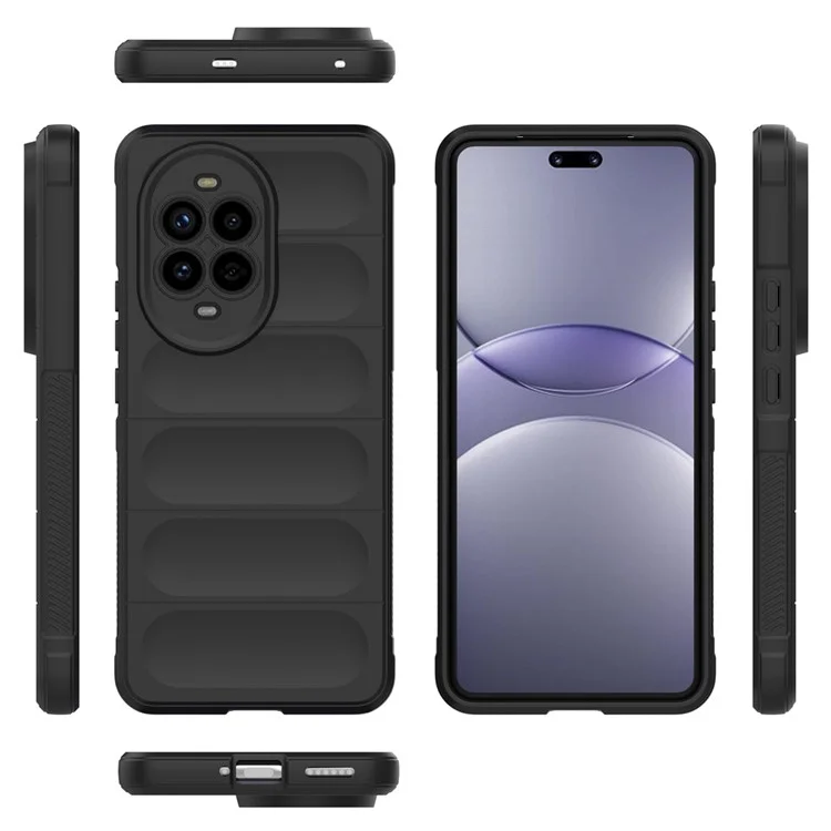 Для Huawei nova 13 Pro 5G чехол от падения, мягкий ТПУ прочный чехол для телефона - черный