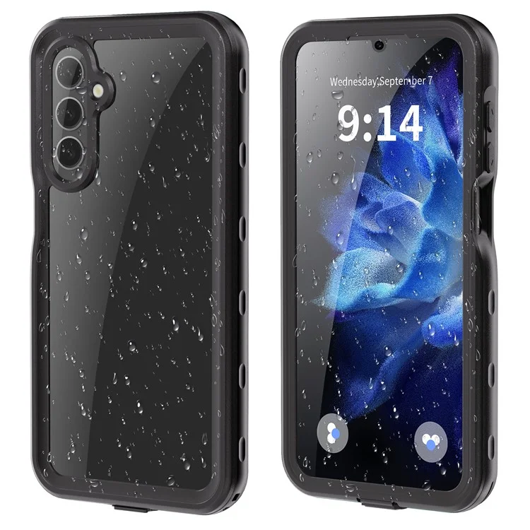 Coque REDPEPPER pour Samsung Galaxy A16 5G / 4G IP68 étanche PC+TPU - Noire