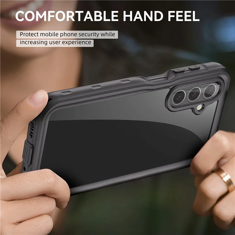 Coque REDPEPPER pour Samsung Galaxy A16 5G / 4G IP68 étanche PC+TPU - Noire