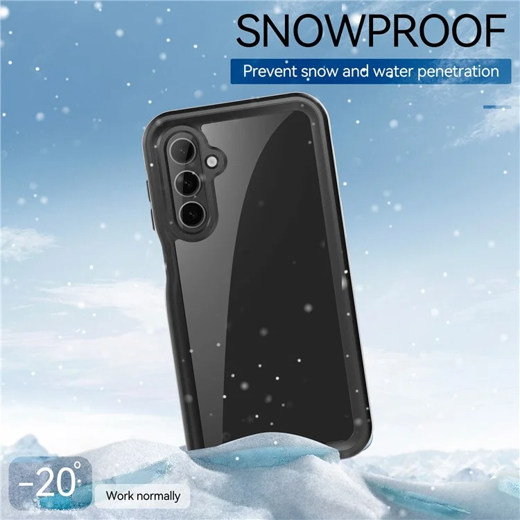 Coque REDPEPPER pour Samsung Galaxy A16 5G / 4G IP68 étanche PC+TPU - Noire