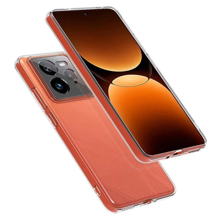 Funda transparente para Realme GT 7 Pro 5G, cubierta posterior de TPU flexible y ultrafina.
